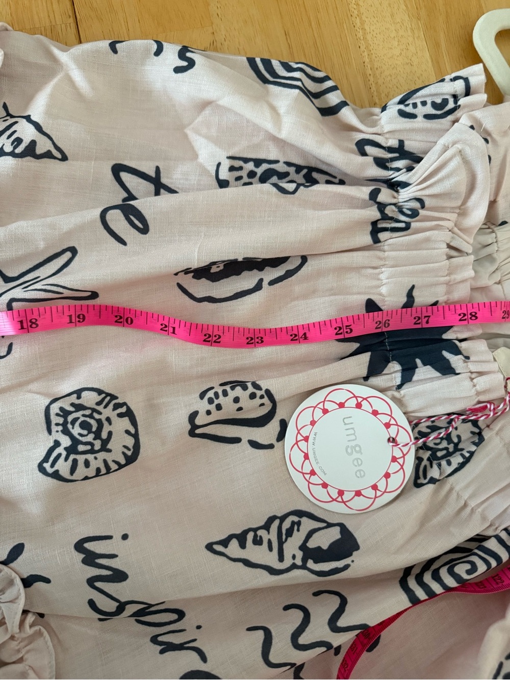 Umgee Mini Dress with Navy Nautical Print - Picture 5 of 6